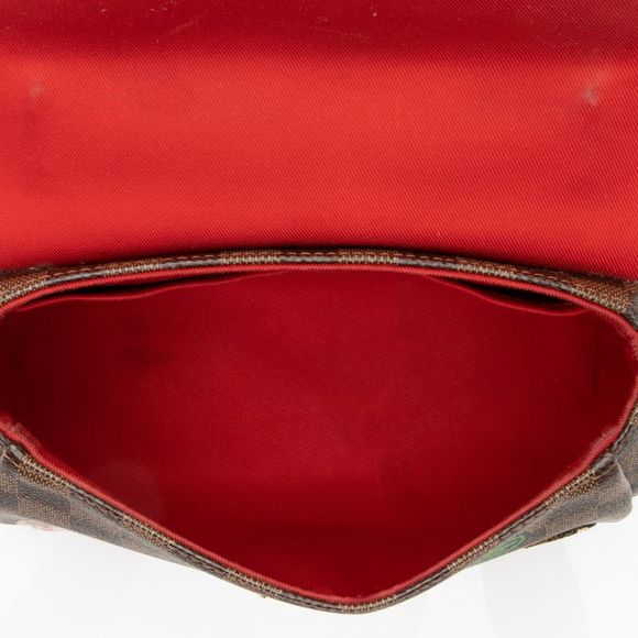 Louis Vuitton Limited Edition Damier Ebene Patches Croisette Shoulder Bag - Picture 7 of 15